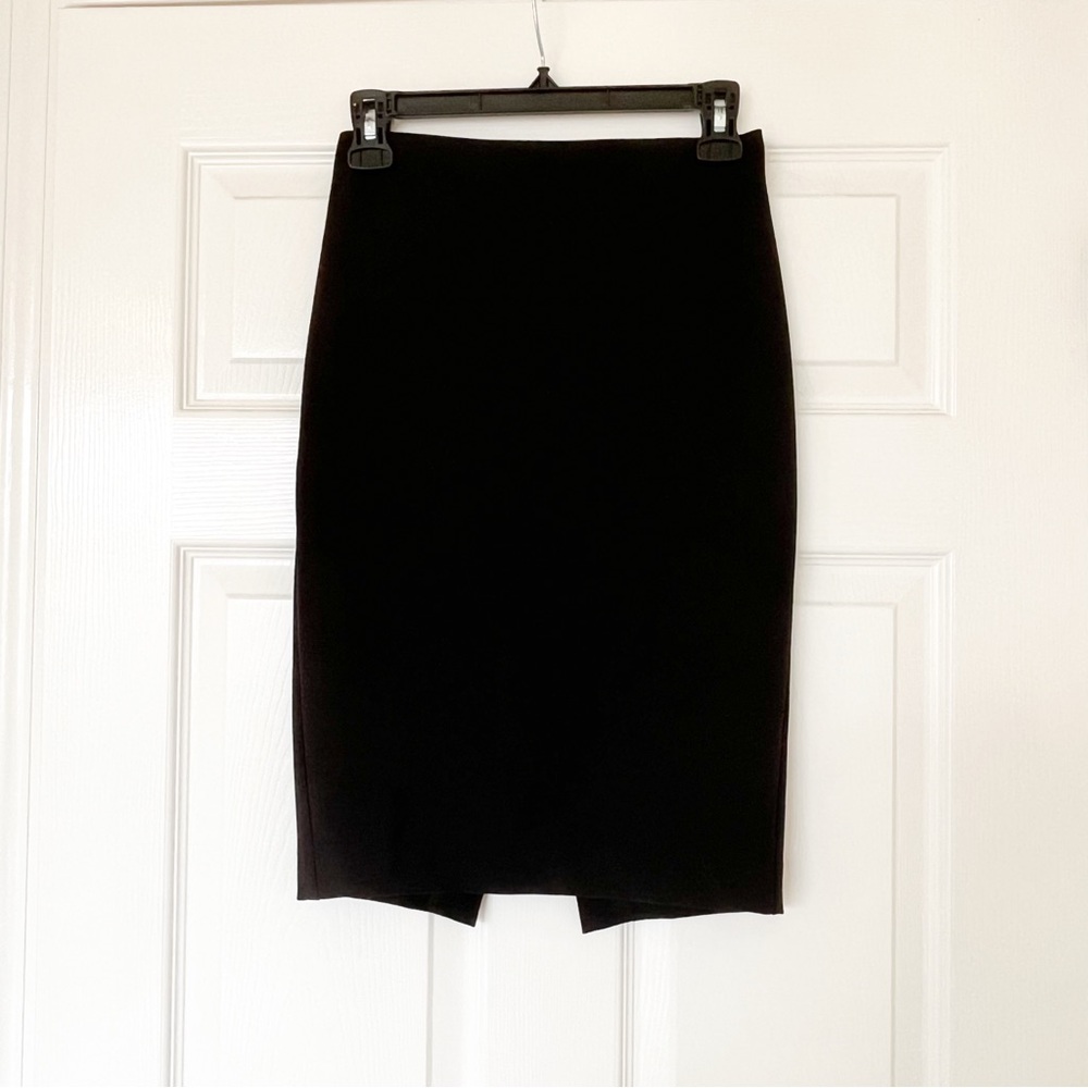 EXPRESS Lined Black Pencil Skirt, Size OO